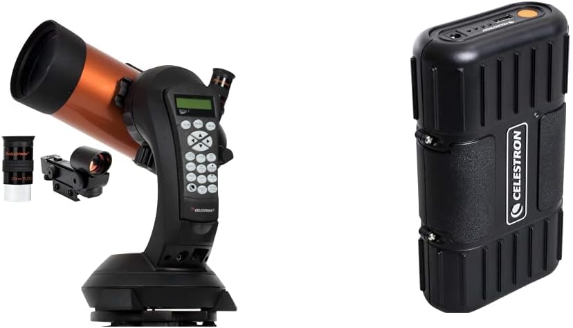 Celestron NexStar 4SE Telescope + PowerTank Lithium LT Telescope Battery Bundle