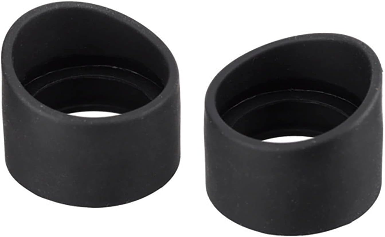 2 pcs/Set 34mm Diameter Rubber Eyepiece Cover Eyeguards Eye Shields Protection Stereo Microscope Telescope Monocular Binocular (Package 1)