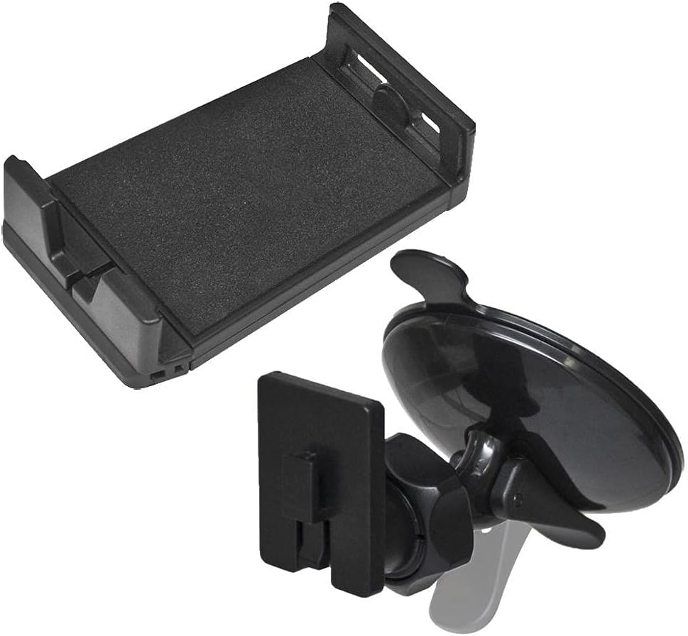 Bracketron NavGrip XL Car Dash Window Mount Holder for Tablets GPS iPhone X 8 Plus 7 SE 6s 6 Samsung Galaxy S9 S8 S7 S6 S5 Note Google Pixel 2 LG Garmin Nuvi TomTom Via Go Magellan DashCam Navigator BT1-651-2