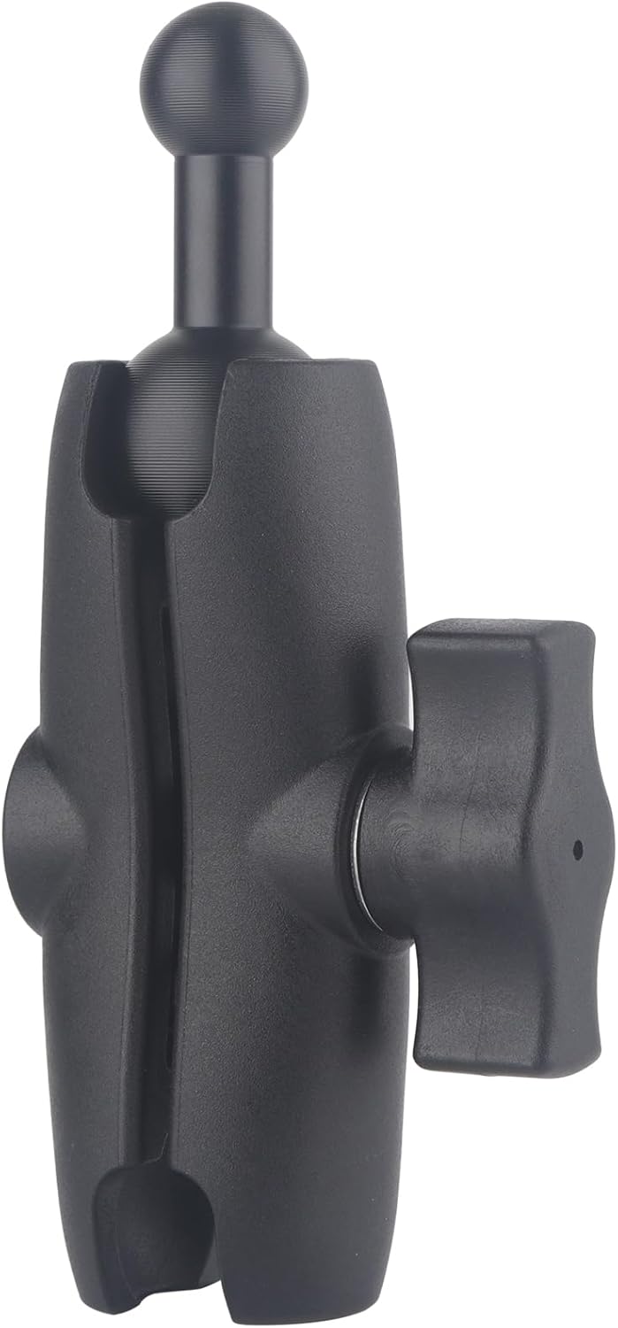 1" Ball Double Socket Arm for Ram with a 1 inch to 17mm Ball Adapter, Compatible with Ram and Garmin GPS Mount/17mm Phone Holder (3.74" Double Socket Arm)