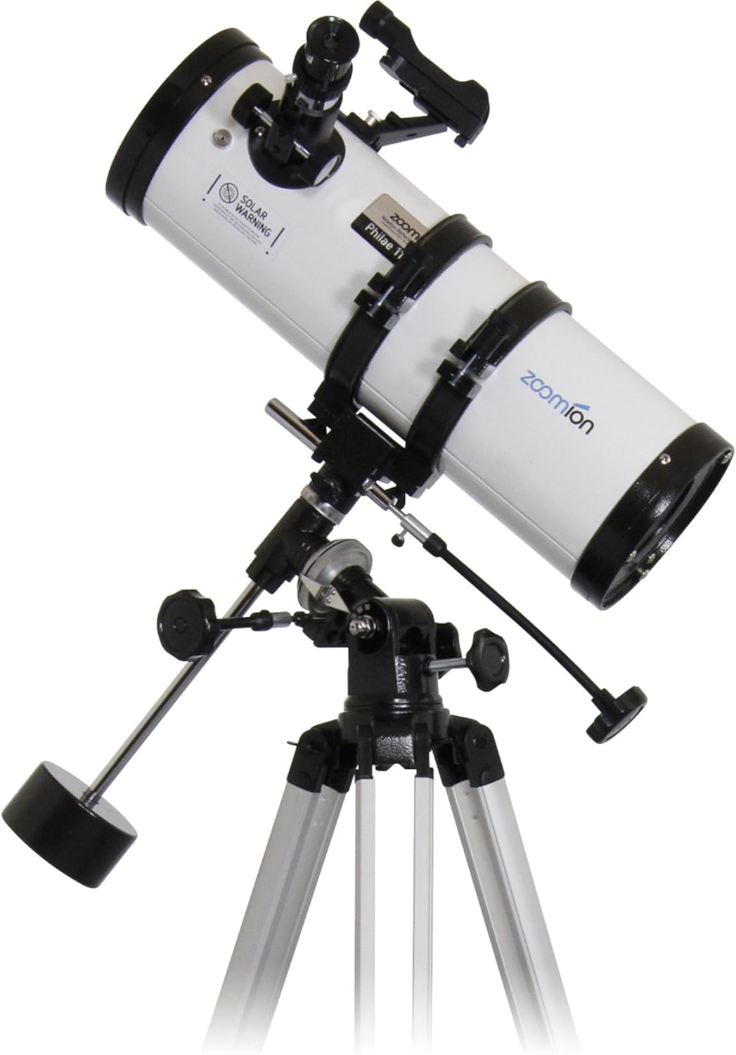 Philae 114/500 EQ Reflector Telescope Astronomical Set with Tripod, Mount and eyepieces for Young People and Beginners of Astronomy